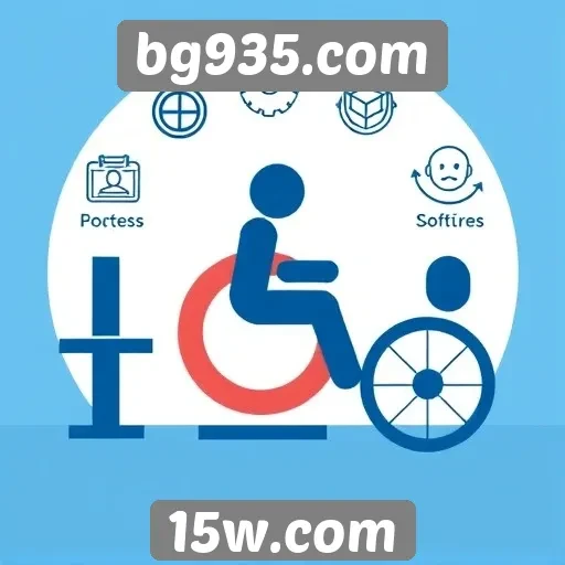Recursos de acessibilidade no bg935.com são destacados
